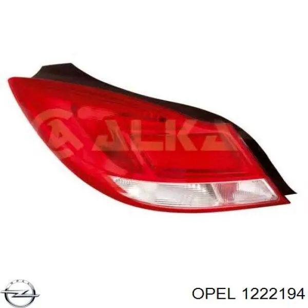 Lampa zespolona tylna prawa Opel Insignia A (G09)