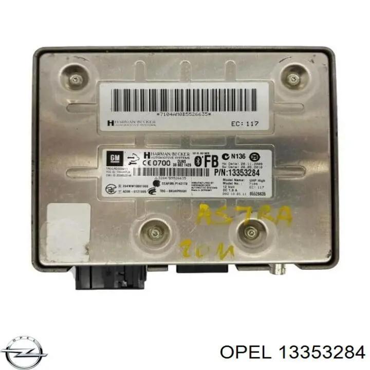 Blok sterujący Bluetooth Opel Insignia A (G09)