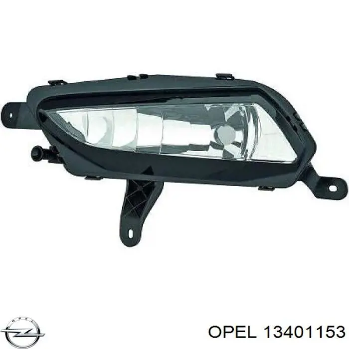 Lampa przeciwmgielna lewa Opel Zafira C (P12)