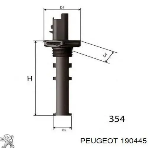 Podgrzewacz paliwa w filtrze Peugeot 206 (2A/C)