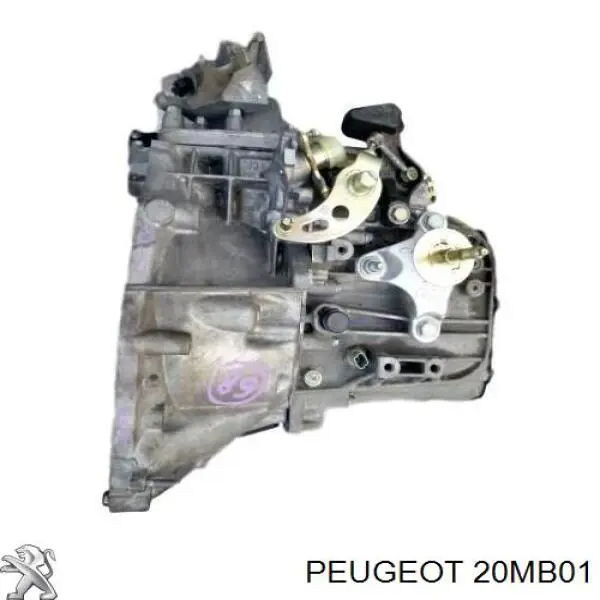 Mechaniczna skrzynia biegów w komplecie Peugeot 407 (6D)