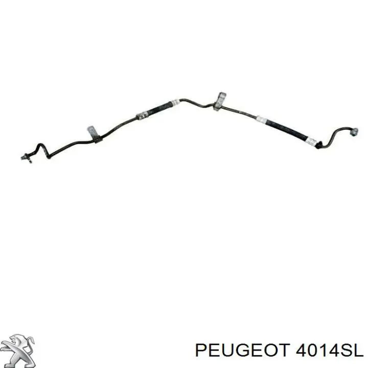 Przewód hydraulicznego układu wspomagania wysokiego ciśnienia, od pompy do maglownicy (mechanizmu) Citroen C4 (LC)