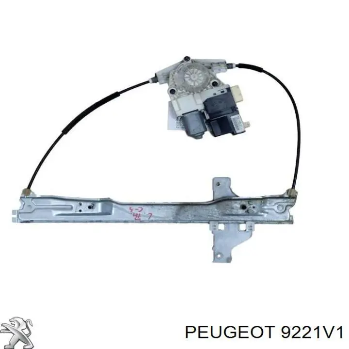 Mechanizm podnoszenia szyby drzwi przednich lewych Citroen C4 (LC)