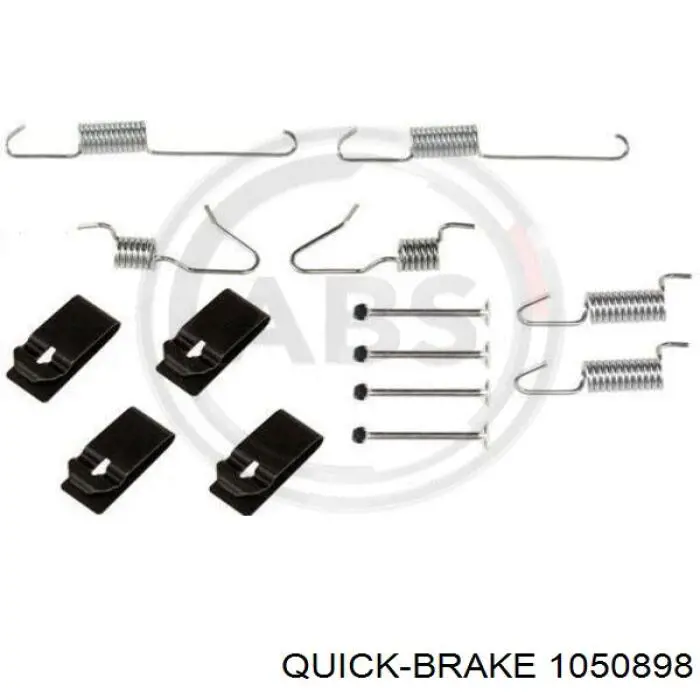 105-0898 Quick Brake zestaw naprawczy klocków hamulcowych