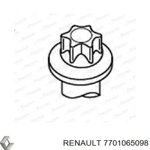 7701065098 Renault (RVI) śruba głowicy cylindrów