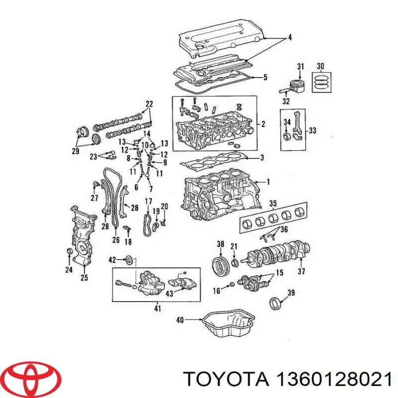 Wałek wyrównoważający Toyota RAV4 3 (A3)