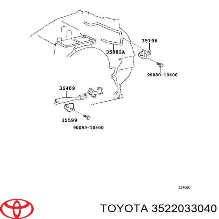 Solenoid automatycznej skrzyni biegów Toyota Avensis (T27)