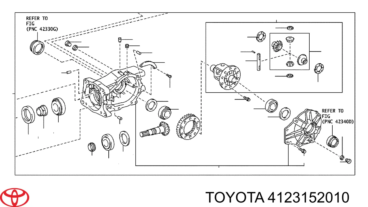 Tuleja dystansowa końcówki mostu tylnego Toyota RAV4 3 (A3)