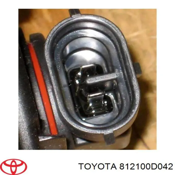 812100D042 Toyota lampa przeciwmgielna prawa