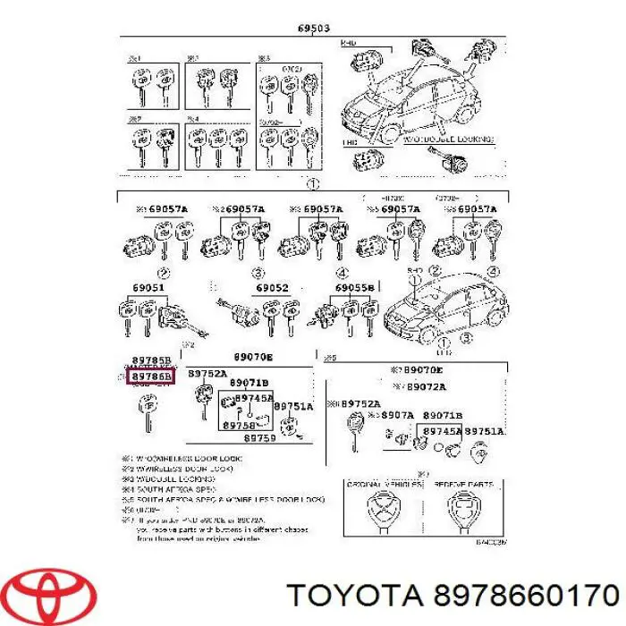 897866017084 Toyota prefabrykat klucza