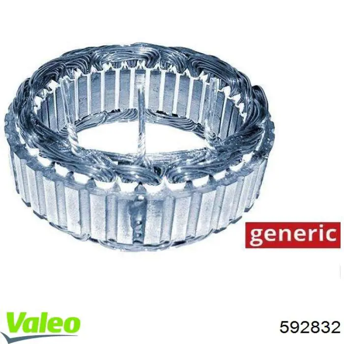 592832 VALEO uzwojenie alternatora, stojan