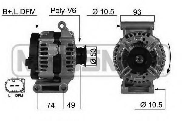 1581842 Ford alternator