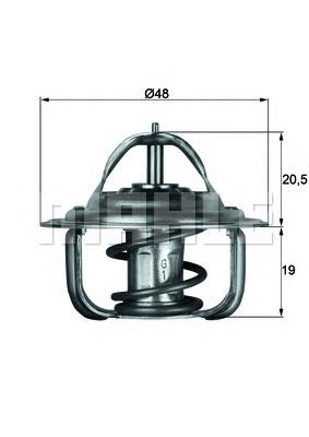 Termostat Opel Kadett D (35, 36, 45, 46)