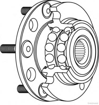 J4712086 Jakoparts piasta tylna