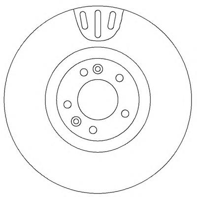 Tarcza hamulcowa przednia 4249A7 Peugeot/Citroen