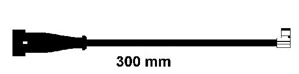 Czujnik zużycia klocków hamulcowych tylny FWI305 Ferodo