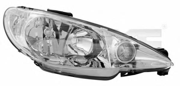 20-6155-05-2B TYC reflektor prawy