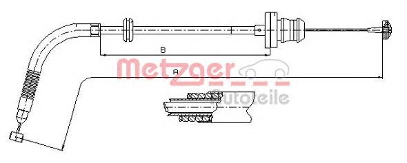 Linka gazu 1103005 Cavo