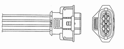 Sonda lambda czujnik tlenu po katalizatorze Opel Agila A (H00)