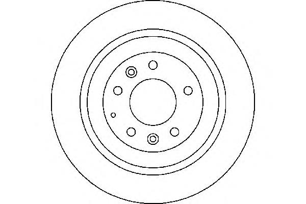 Tarcza hamulcowa tylna 8DD355114501 HELLA