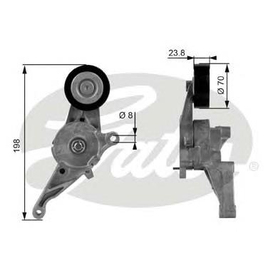 Napinacz paska napędowego Seat Leon 2 (1P1)