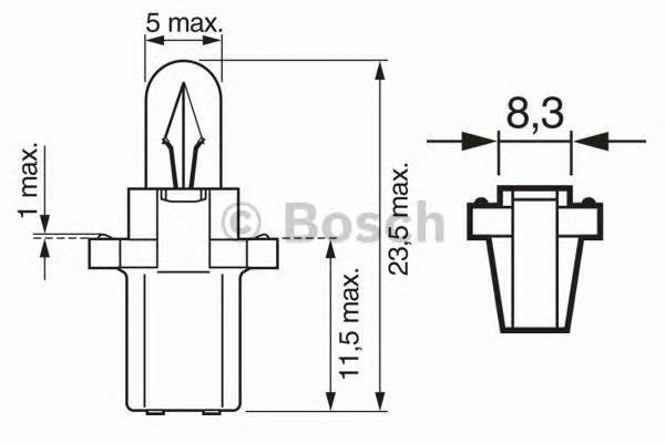 Żarówka deski rozdzielczej 1987302220 Bosch