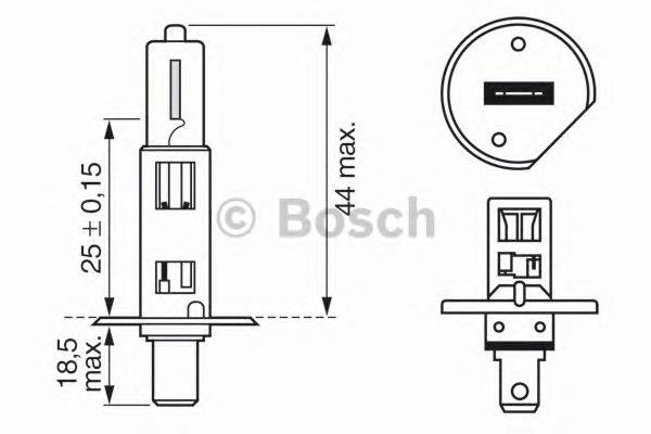 1987302411 Bosch żarówka halogenowa