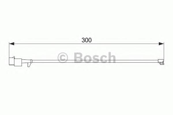 Czujnik zużycia klocków hamulcowych tylny 1987474576 Bosch