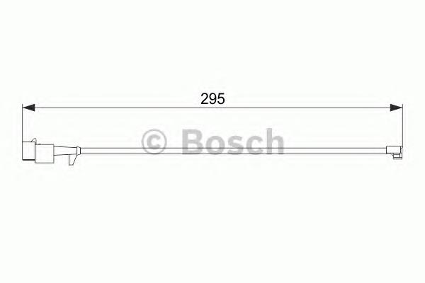 Czujnik zużycia klocków hamulcowych tylny 1987474575 Bosch