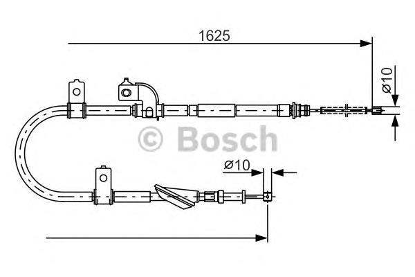 Linka hamulca ręcznego tylna lewa Subaru Forester (S10, SF)