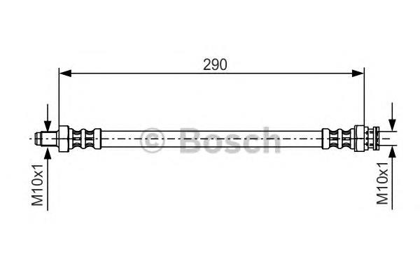Przewód hamulcowy 1987476688 Bosch