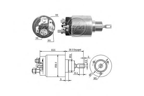 Elektromagnes rozrusznika ZM2473 ERA