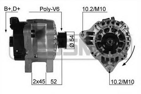 A2TB4791 Mitsubishi alternator