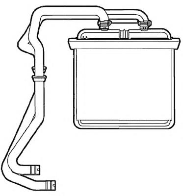 54215 NRF chłodnica nagrzewnicy (ogrzewacza)