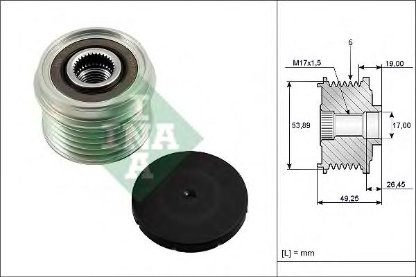 Koło pasowe alternatora Suzuki Jimny (FJ)