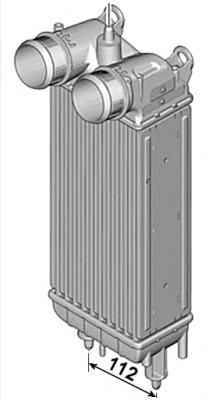 Chłodnica intercoolera 30282 NRF