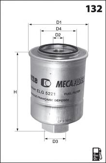 ELG5360 Mecafilter filtr paliwa