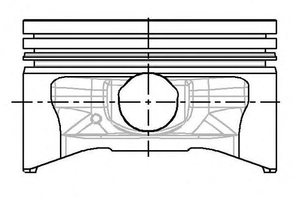 Tłok, komplet do jednego cylindru, STD Opel Vectra B (31)