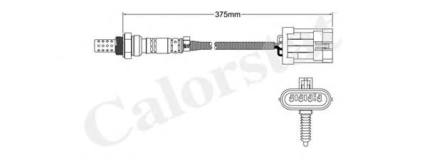 Sonda lambda czujnik tlenu przed katalizatorem Opel Frontera B (6B)