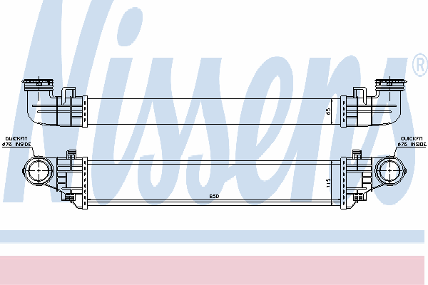 Chłodnica intercoolera do Mercedes E (W211)