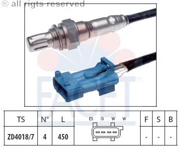 Sonda lambda czujnik tlenu po katalizatorze Citroen C4 (LC)