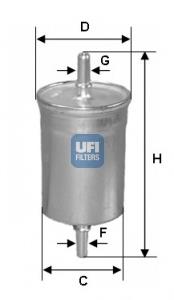 31.718.00 UFI filtr paliwa