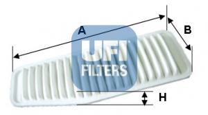 30.452.00 UFI filtr powietrza