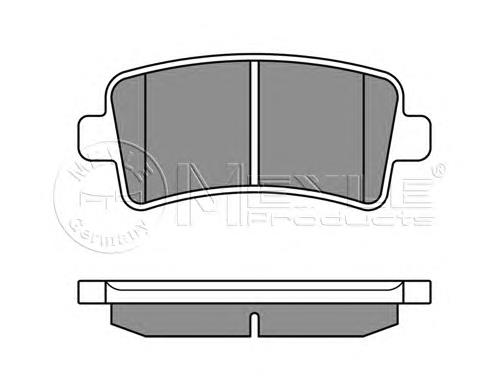 Okładziny (klocki) do hamulców tarczowych tylne Opel Insignia A (G09)