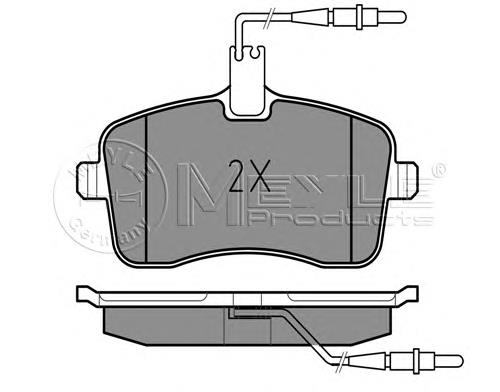 425347 Peugeot/Citroen klocki hamulcowe przednie tarczowe