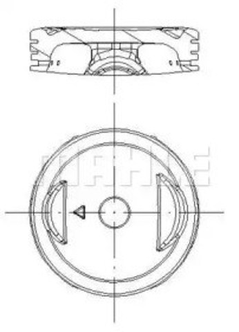 Pierścienie tłokowe na 1 cylinder, STD. 01106N0 Mahle Original