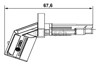 Czujnik ABS przedni lewy 0265007930 BOSCH