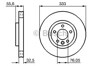 Tarcza hamulcowa przednia 0986479096 BOSCH