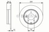 Tarcza hamulcowa tylna 0986479T49 BOSCH