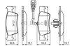 Okładziny (klocki) do hamulców tarczowych tylne 0986494309 BOSCH